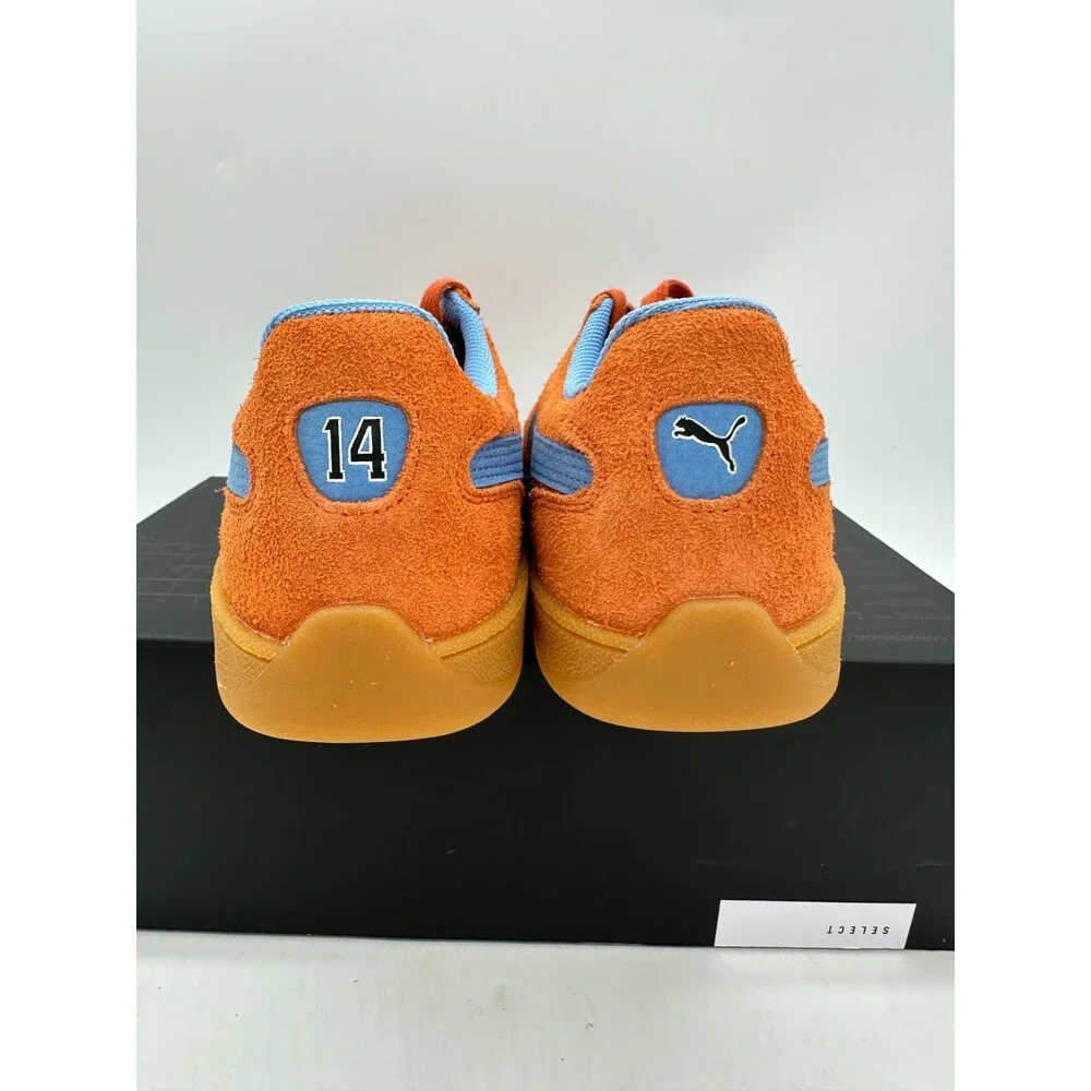 Puma Super Team #14 Men's Size 11.5 orange Blue Athletic Shoes 398139 01